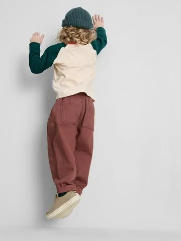 1-9yrs | Pure Cotton Raglan Long Sleeve T-Shirt