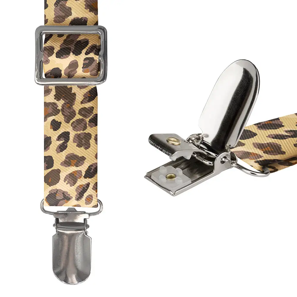 Cheetah Theme Suspenders