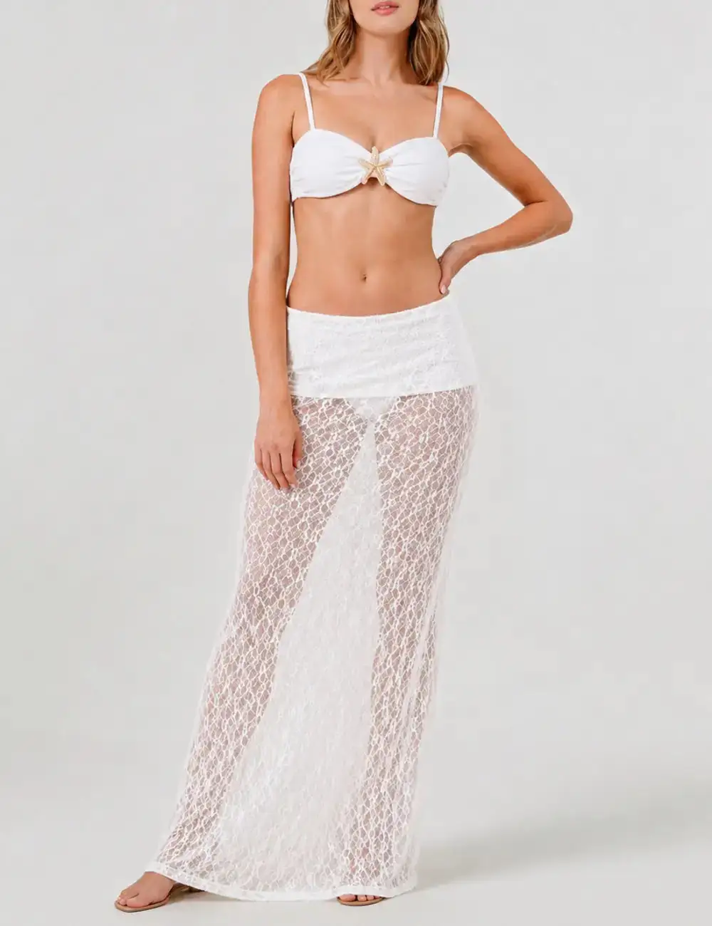 Tone Starfish Center Accent Bikini Set with Salong