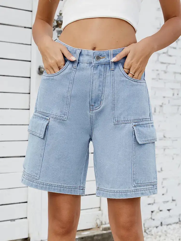 Street Style Denim Shorts