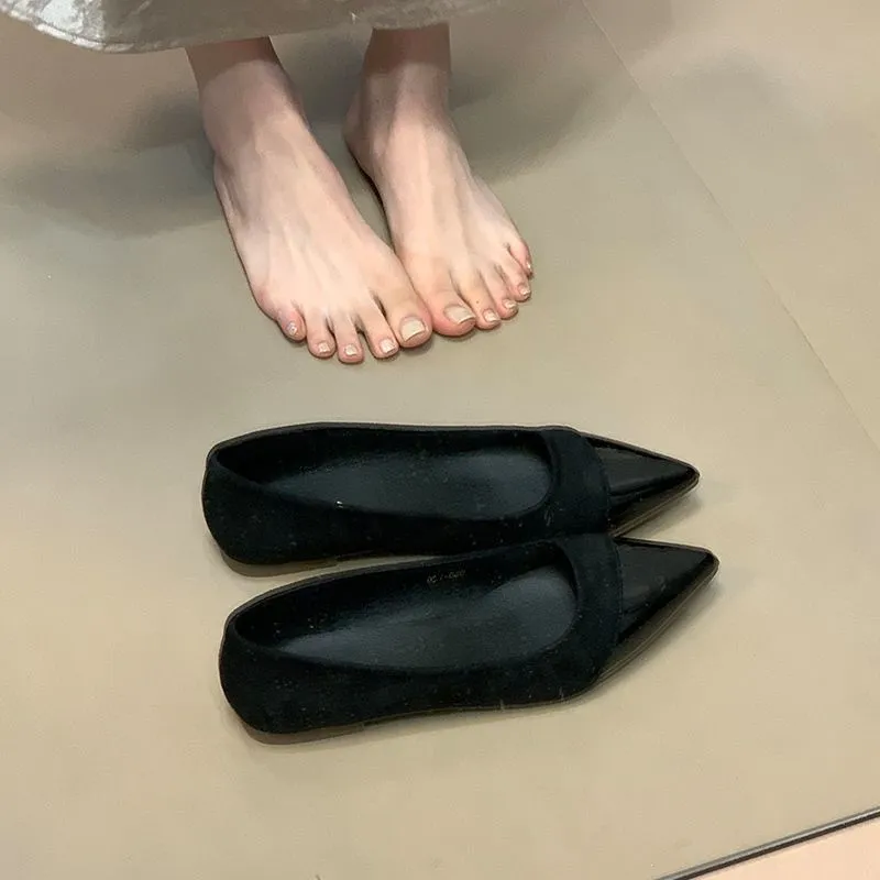 Pointed Toe Wedge Heels