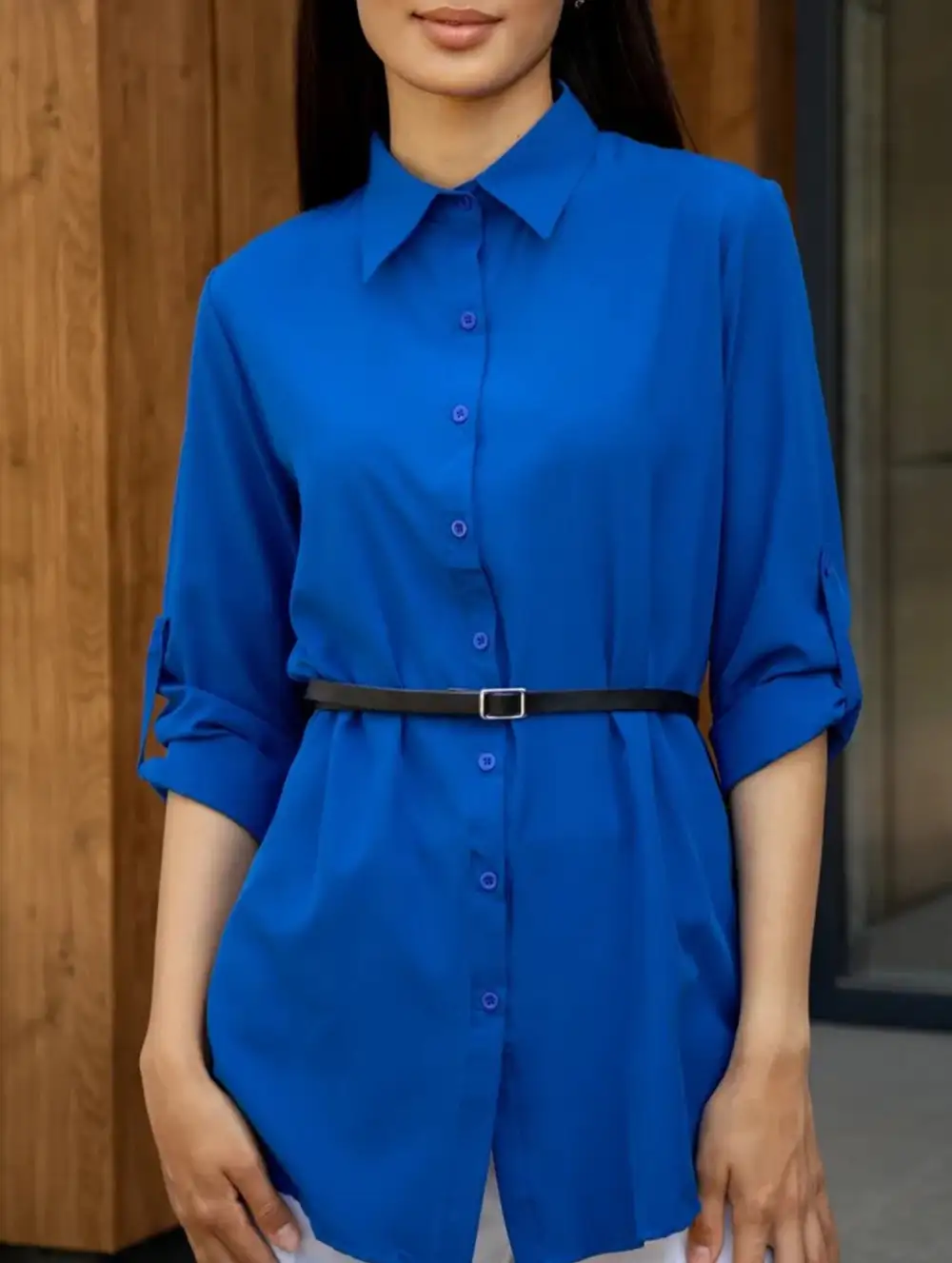 Polo Button Blouse