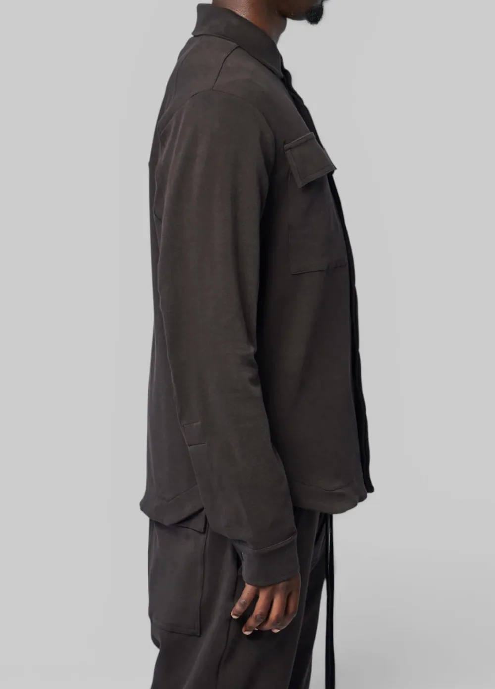 High-Collar Comfort-Fit Jacket