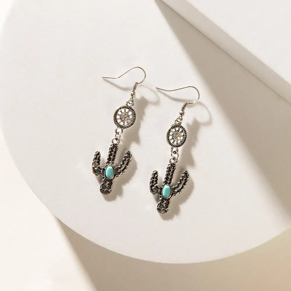 Artful Cactus Earrings