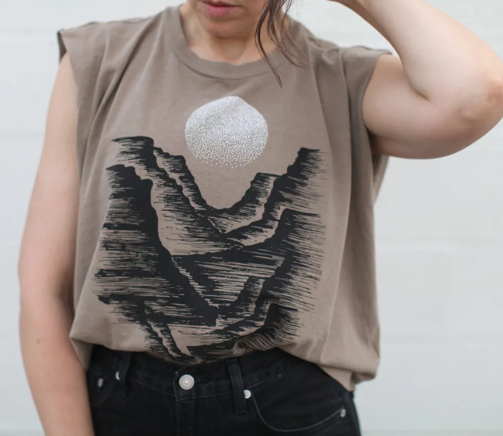 Desert Moon Heavyweight Crop Tank