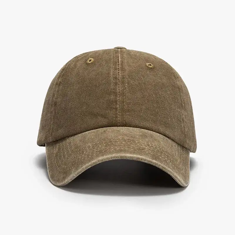 Washed Curved Brim Hat