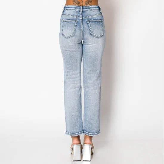 Casual Straight Leg Jeans