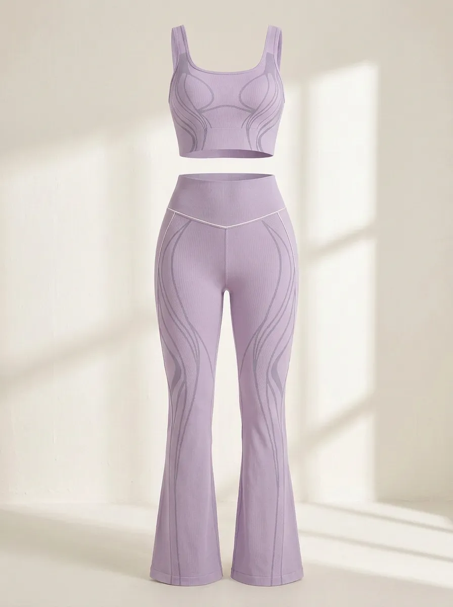 Ribbed Abstract Line Flare Active Set