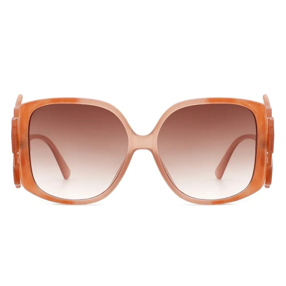 Layered Square Frame Sunglasses