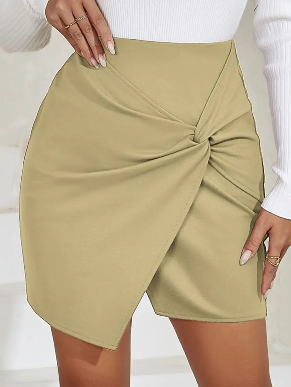 Weekend High Waist Bodycon Mini Skirt