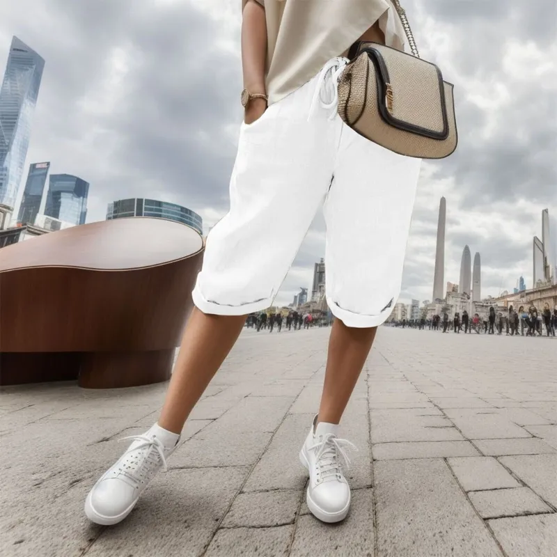 Cotton Linen Shorts