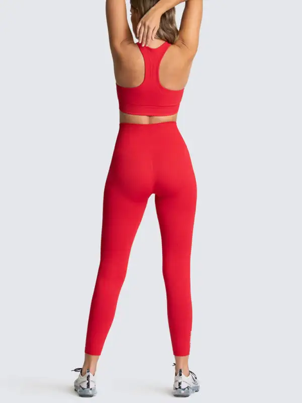 Beautiful Back High Waist Peach Hip Top