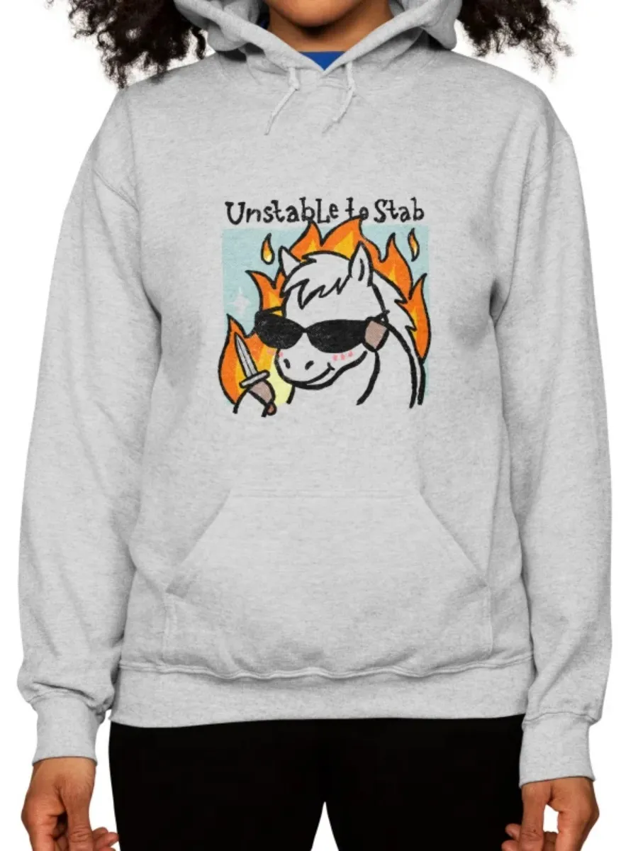 Sunglasses Horse Graphic Hoodie
