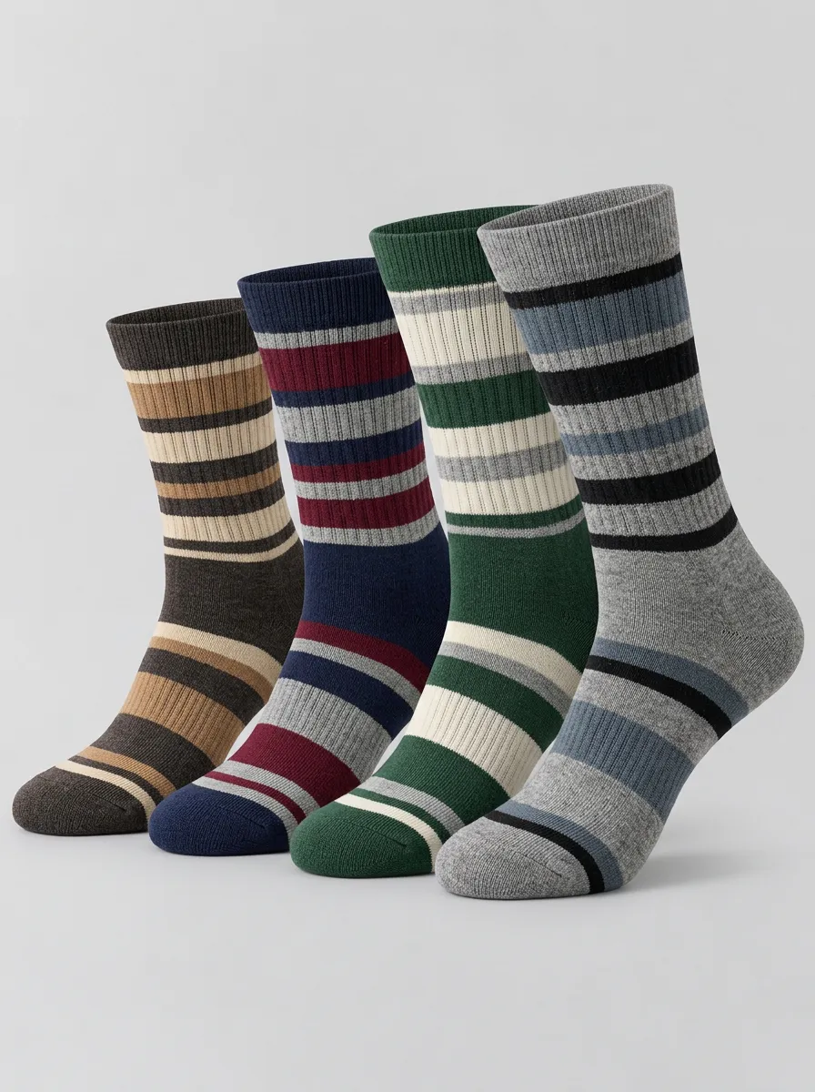 Men's Crest Stripe Socks 9-Pack