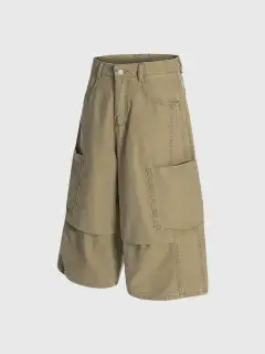 Modern Wide-Leg Shorts