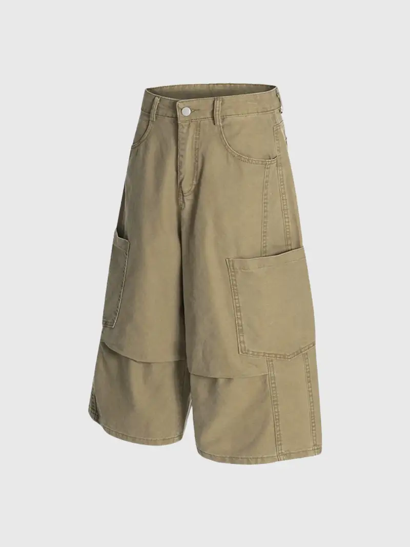 Modern Wide-Leg Shorts