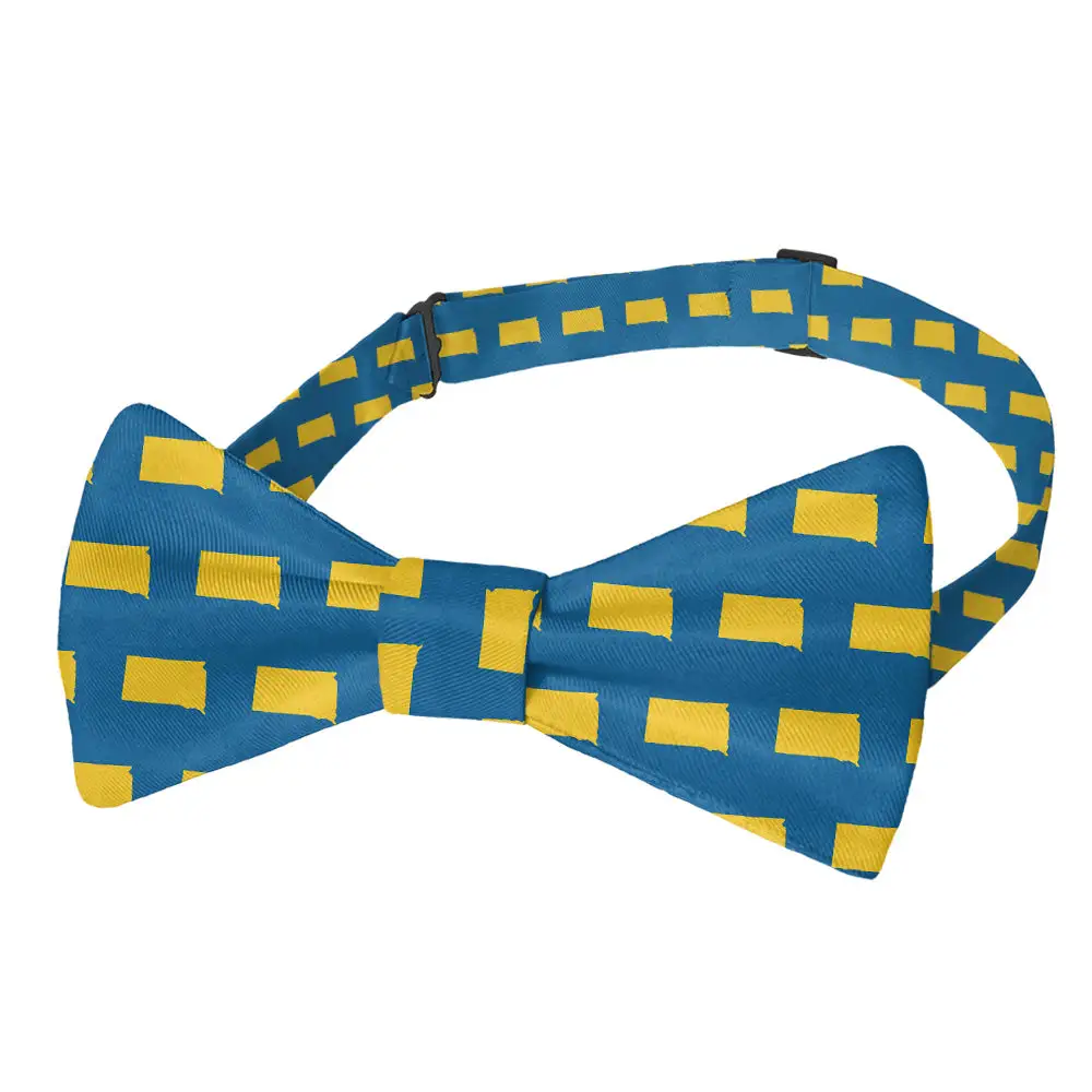 Distinctive Outline Motif Pattern Bow Tie