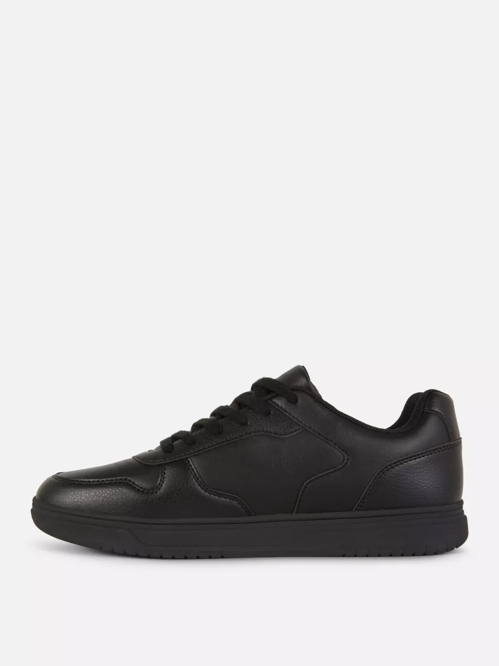 Classic Basic Round Head Lace-Up Sports Shoes