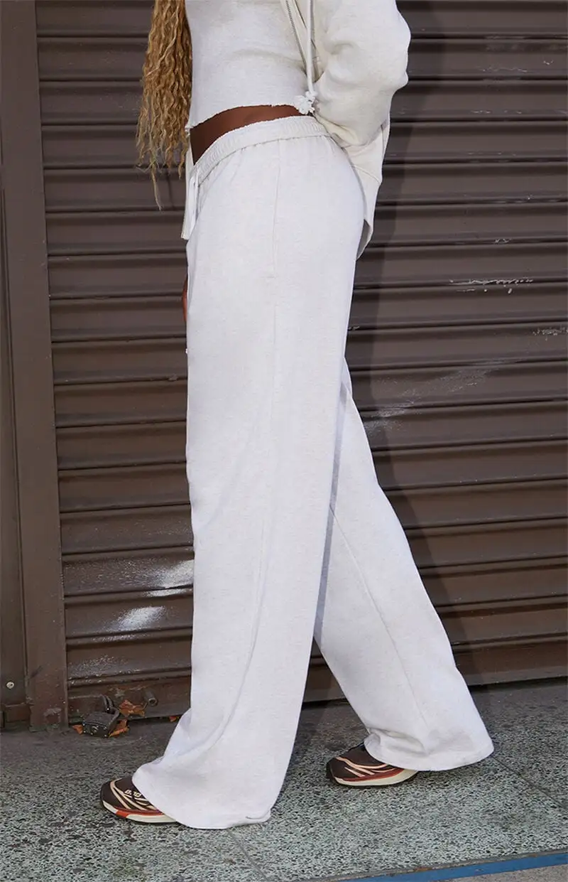 John Galt Light Gray Soft Anastasia Sweatpants