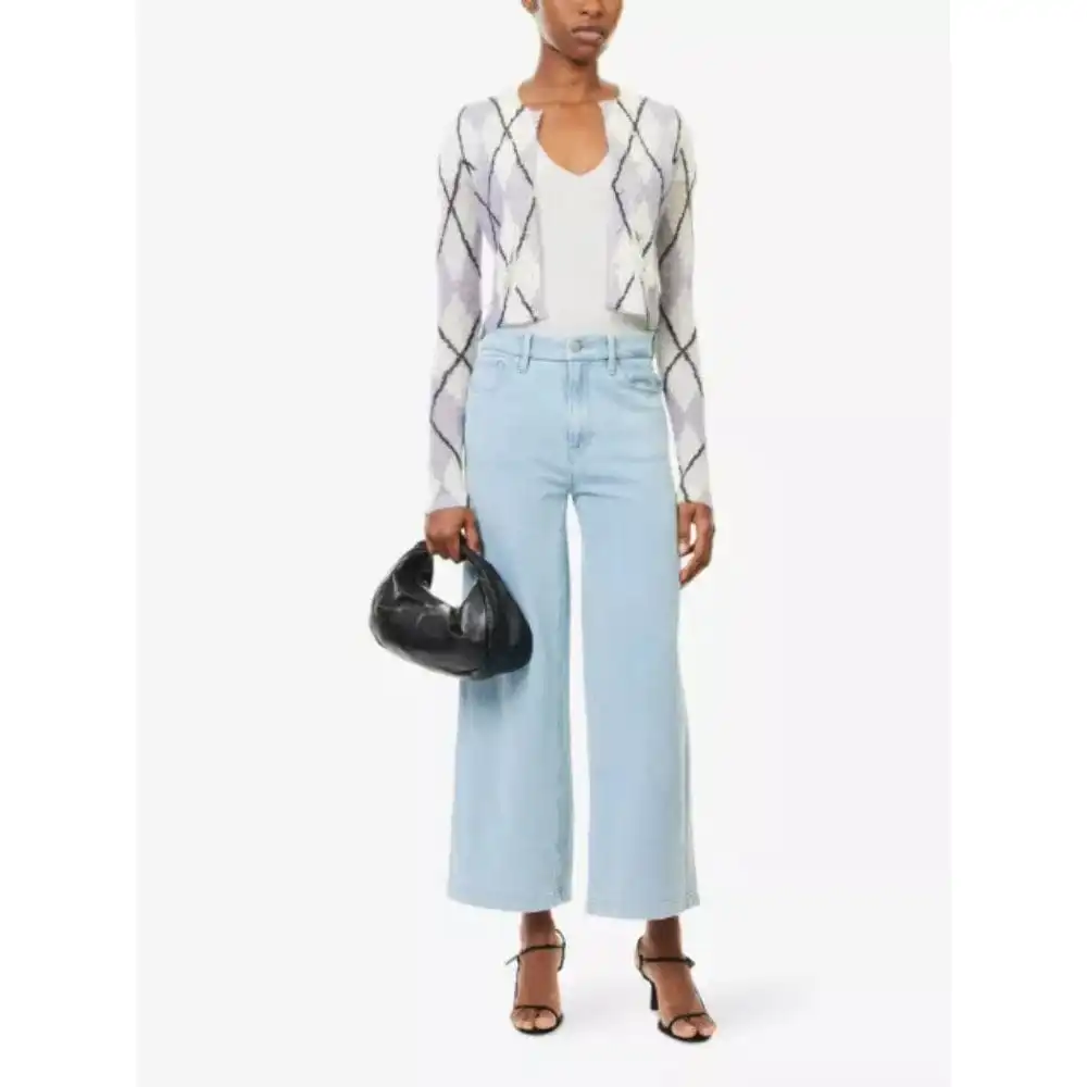 Cropped Relaxed High-Rise Women's Trousers