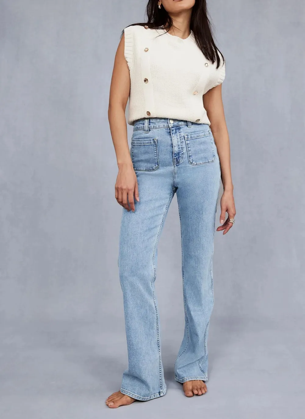 Casual Style Wash Straight Jeans