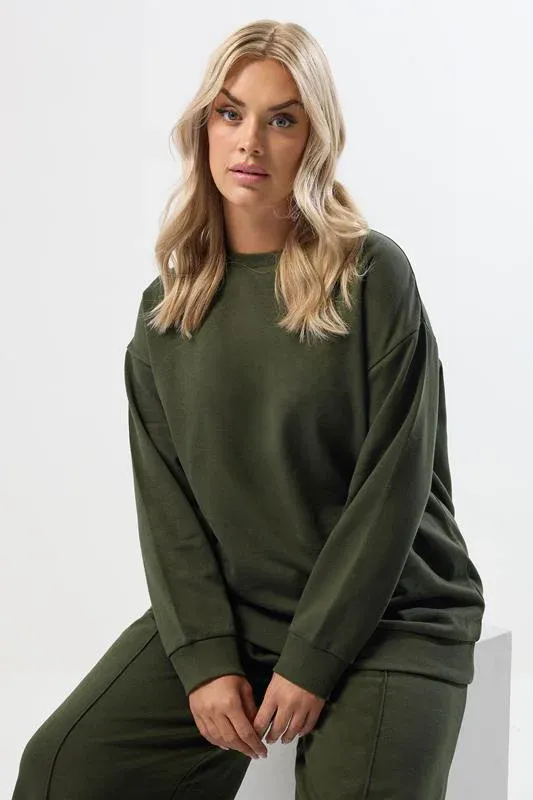 Khaki Green Sweatshirt