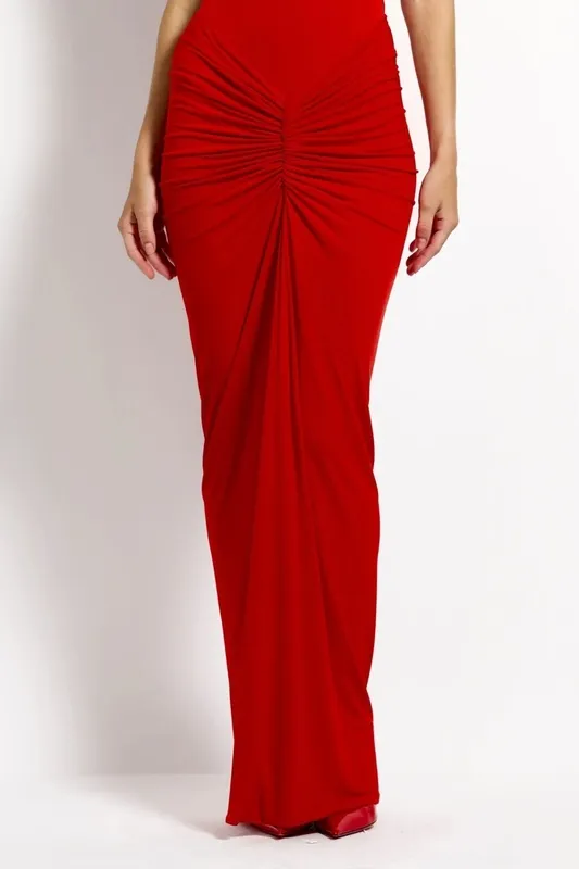 Printed Maxi Skirt