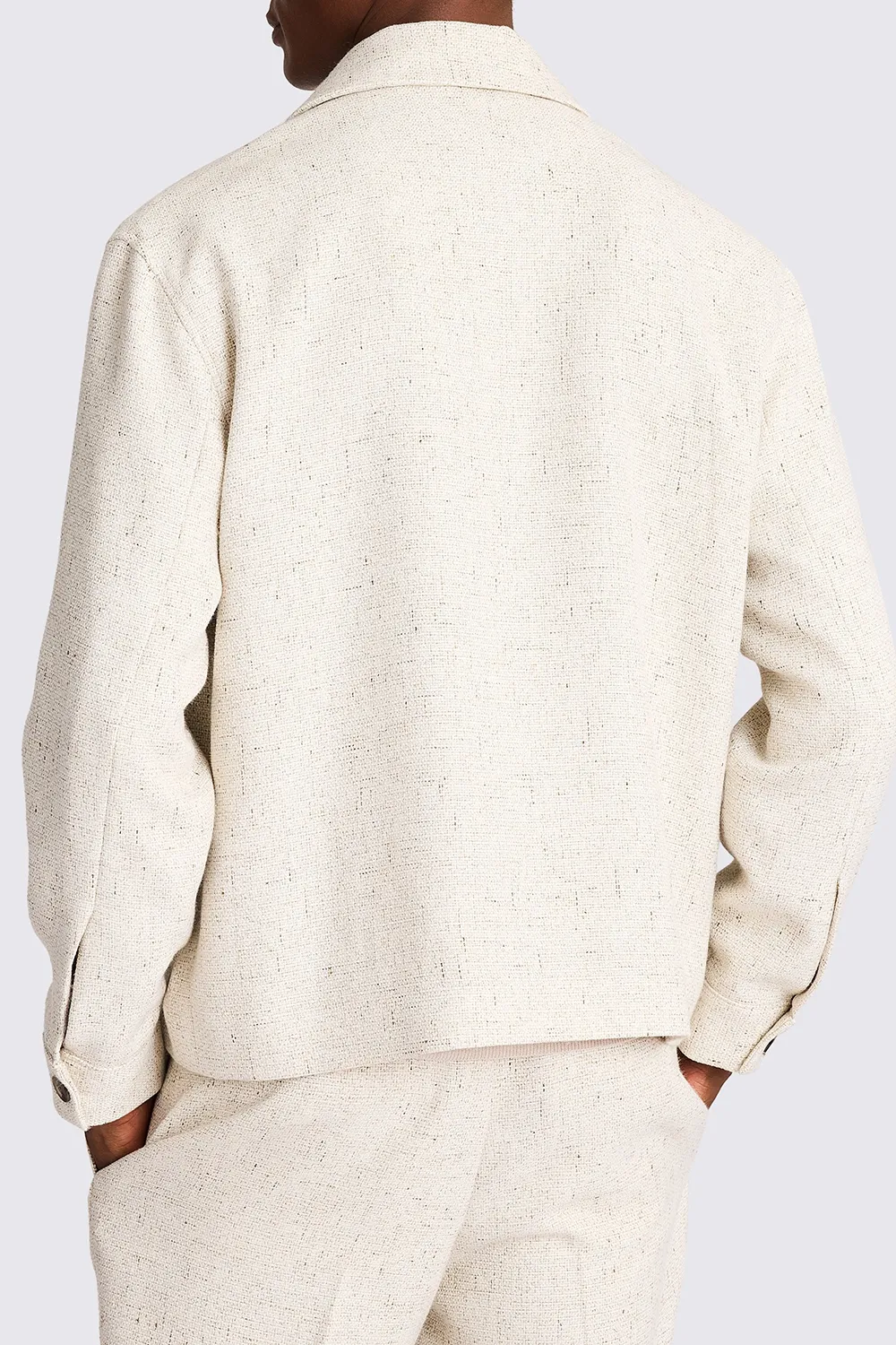Textured Multi-Functional Men's Outerwear In Neutral Tones