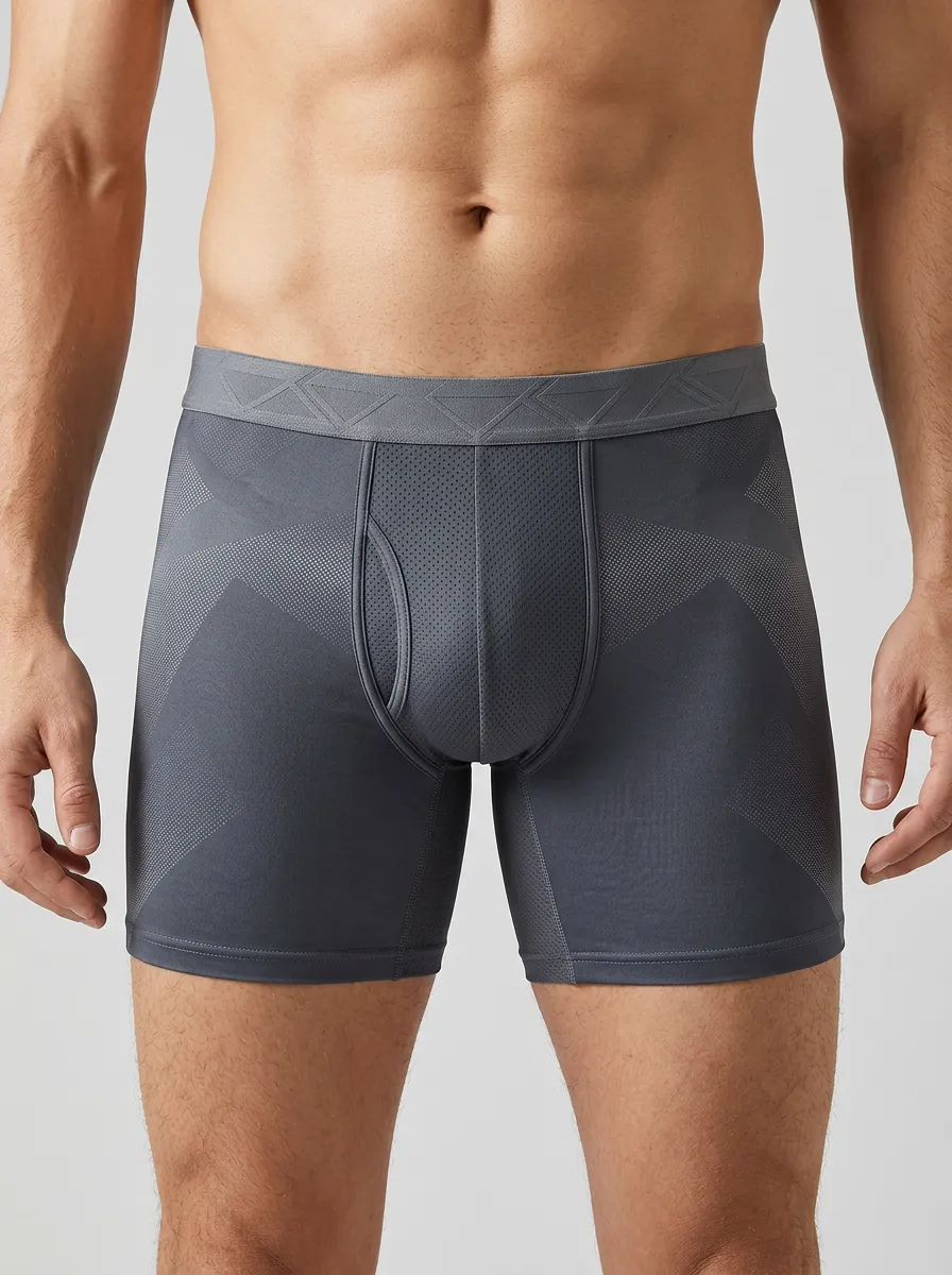 Athletic Performance Geometric Boxer Briefs