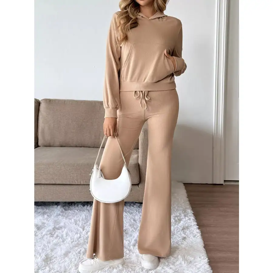 Long Sleeve Hoodie and Pants Set