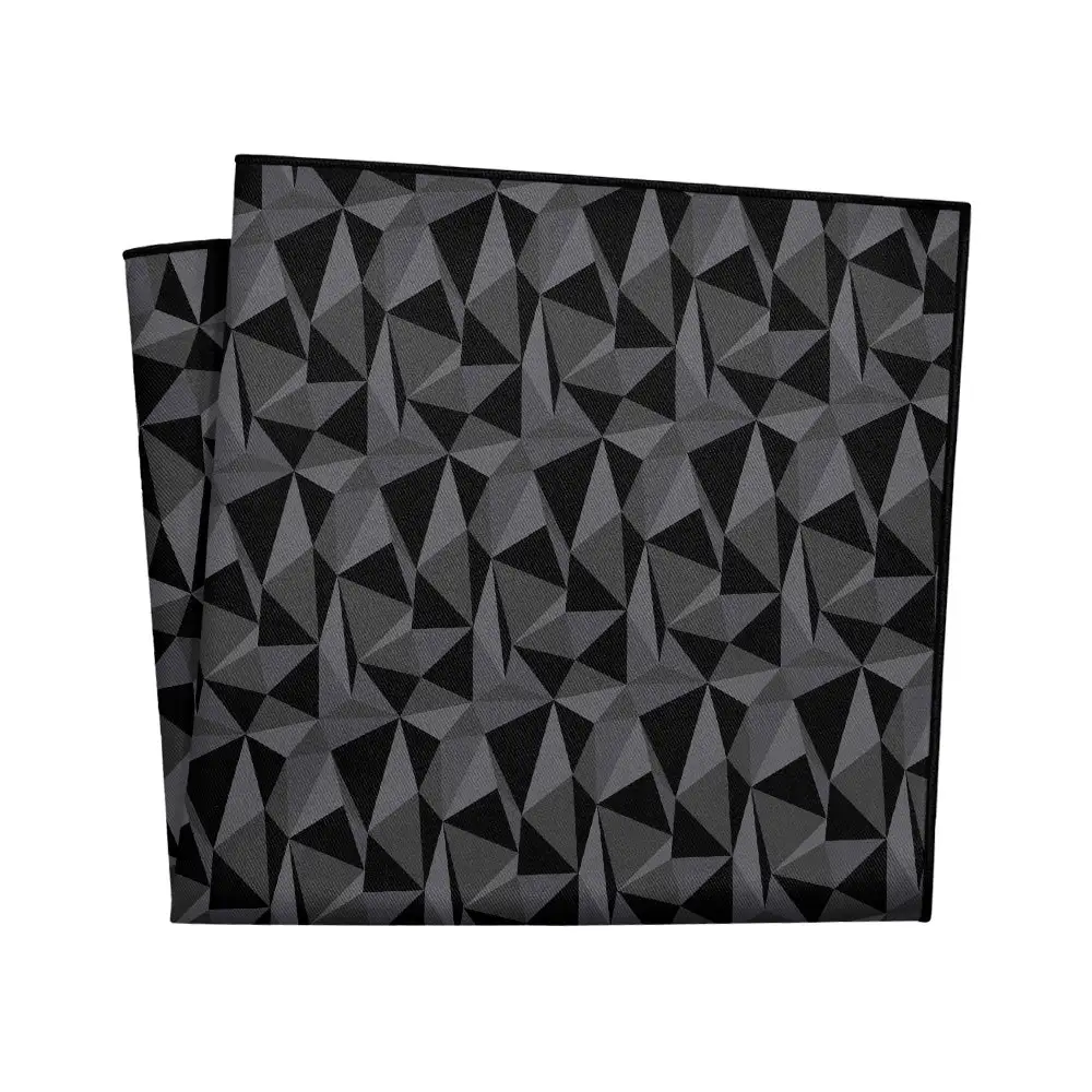 Crisp Elegant Geometric Pocket Square