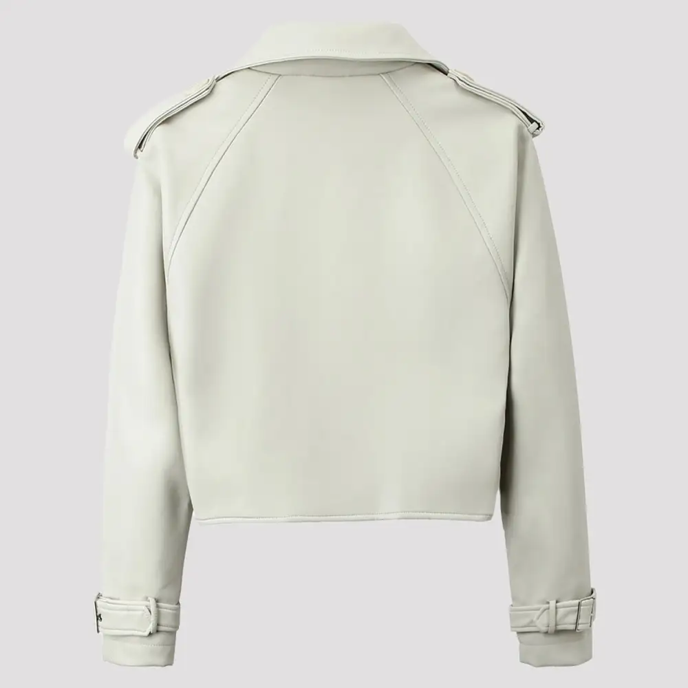 Asymmetric Zip Biker Jacket