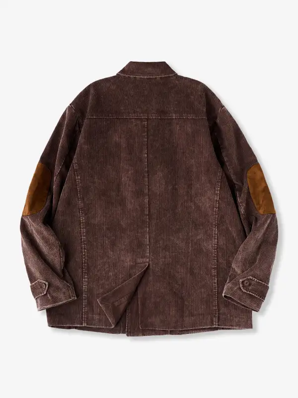 Men's Corduroy Suede Texture Tailored Jacket