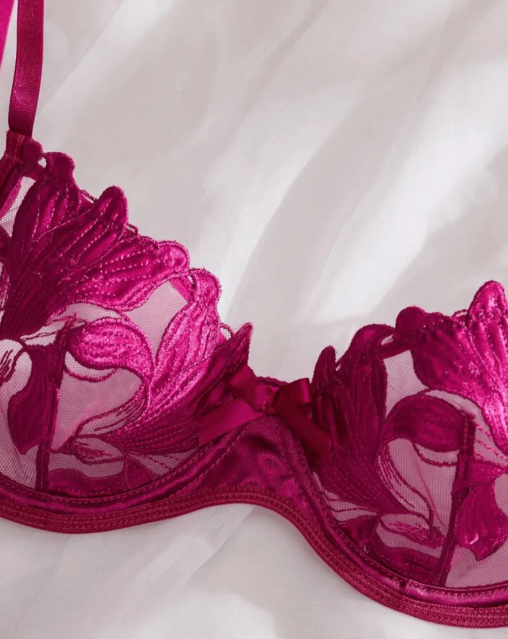 Silk Lace Lingerie Set