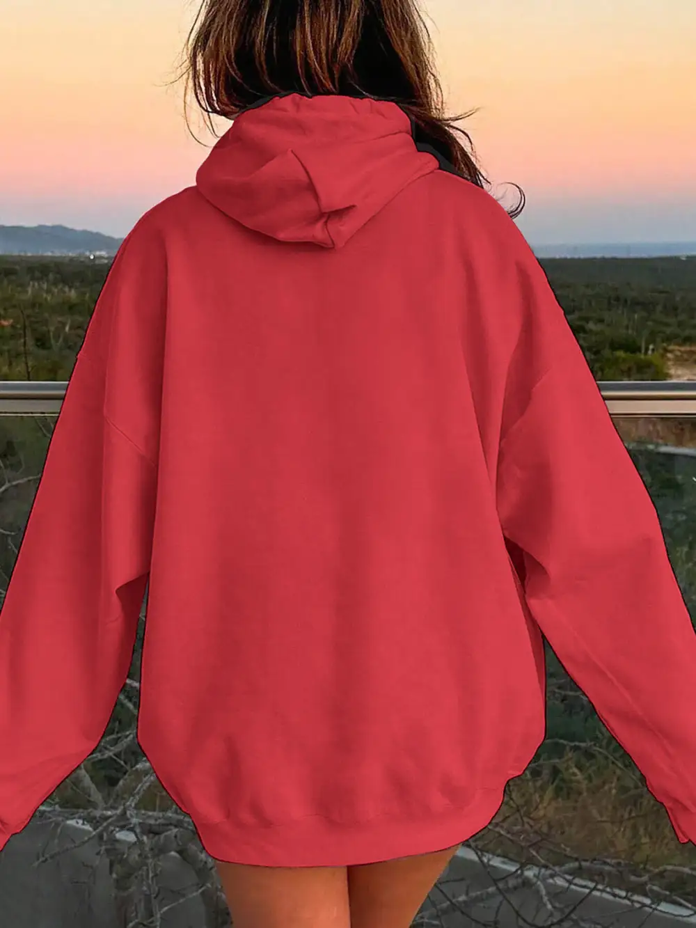 Refined Drawstring Pocketed Hoodie