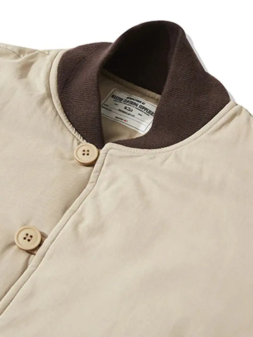 Men's Padded Pocketed Varsity Jacket