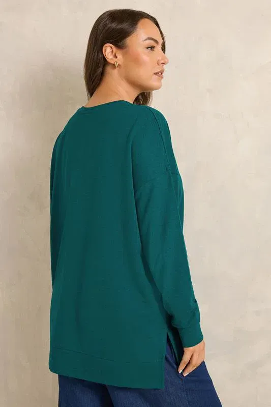 Teal Green Luxe Sweatshirt