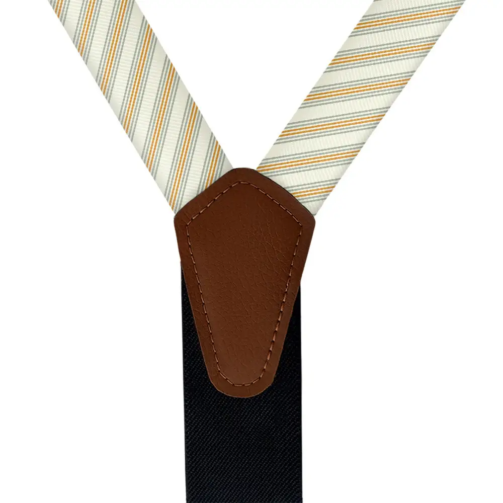 Modern Contemporary Stripe Pattern Suspenders