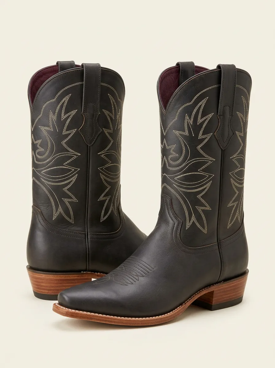 Women's Western Cowgirl Embroidered Cowboy Boots