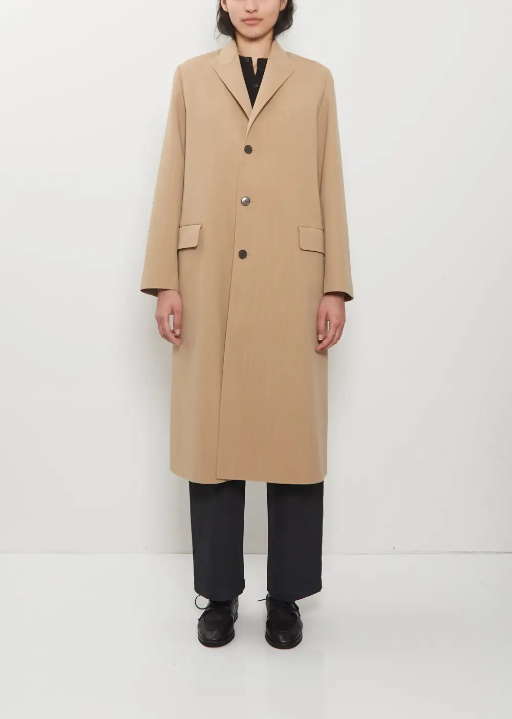 Women's Notch Lapel Single Breasted Coat