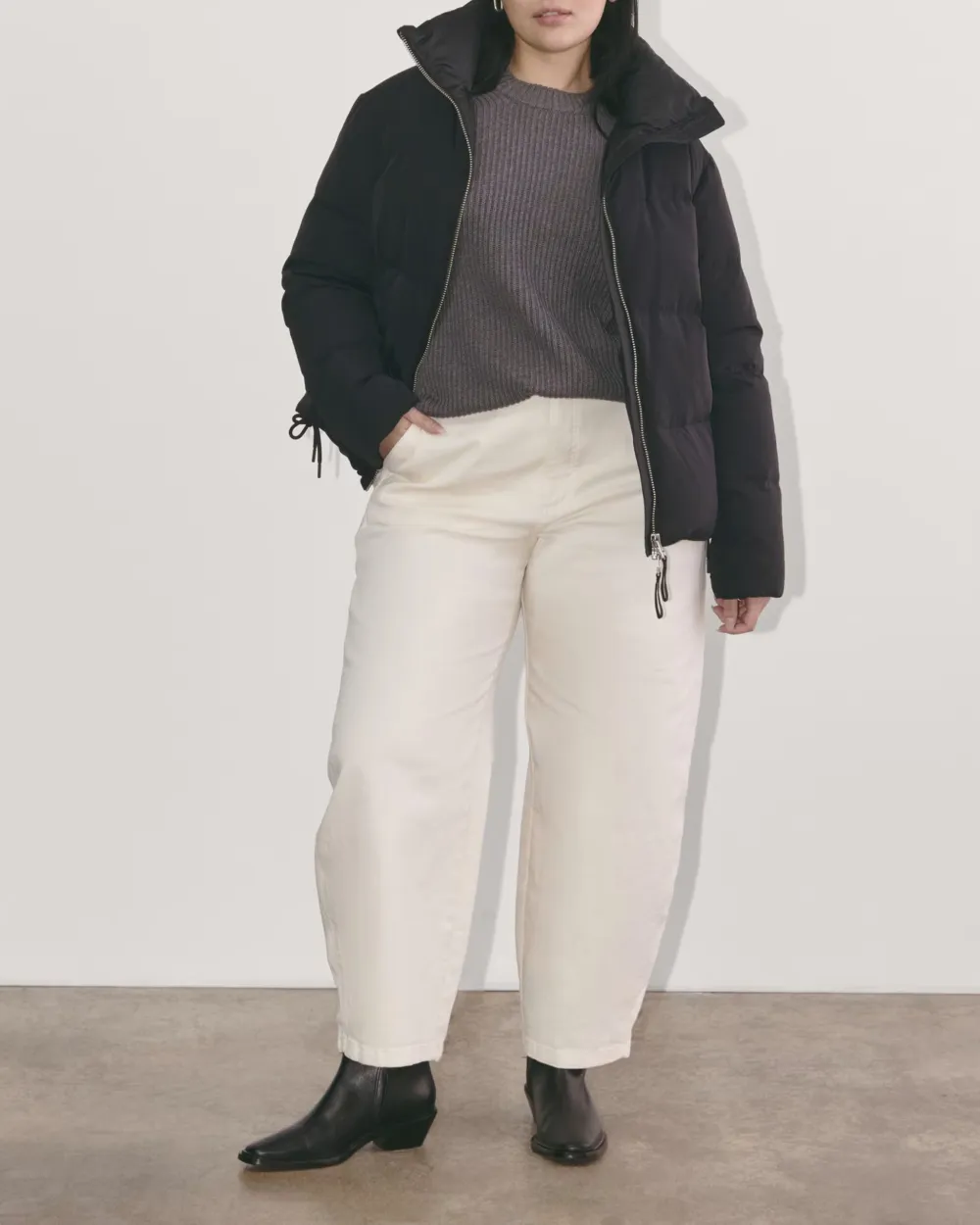 Collared Down Jacket