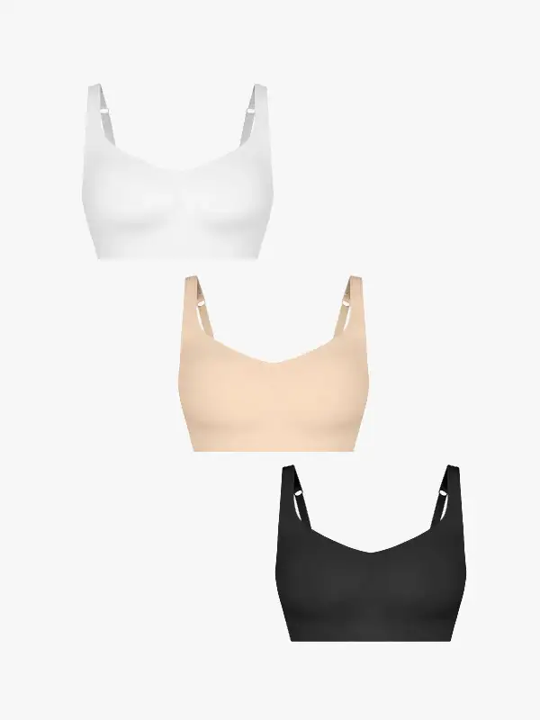 Seamless Comfort Wide Strap Bra