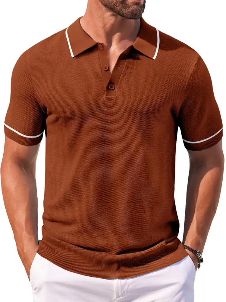 Leisure Knit Golf Polo Shirts