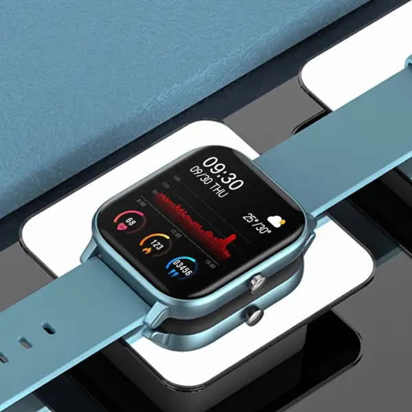LIGE P8 Color Screen Smart Watch for Women and Men. Full Touch Fitness Tracker Blood Pressure Smart Clock Women Smartwatch