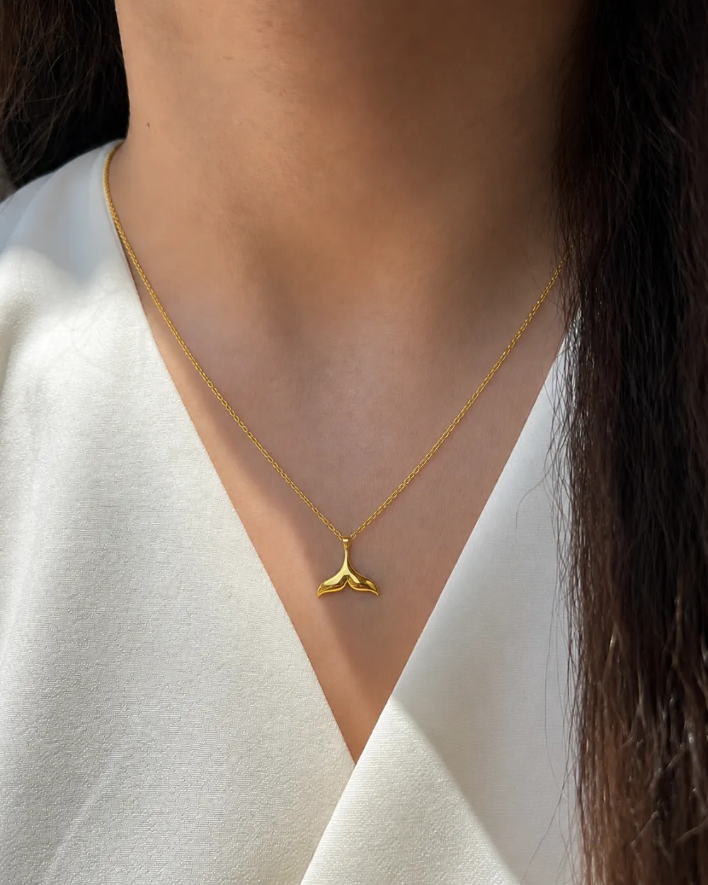 Dolphin Tail Necklace
