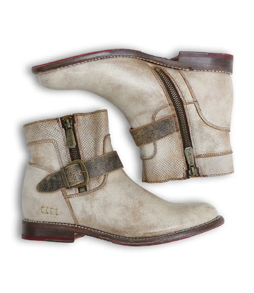 Buckled Perforated Everyday Boots