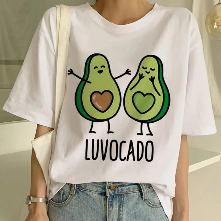 Avocado Character Cotton Tee
