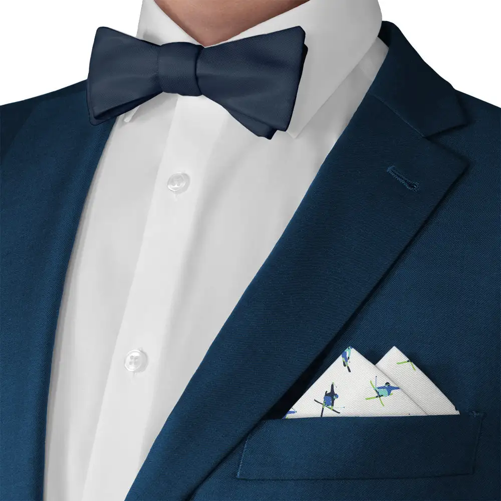 Refined Minimal Novelty Sports Motif Pocket Square