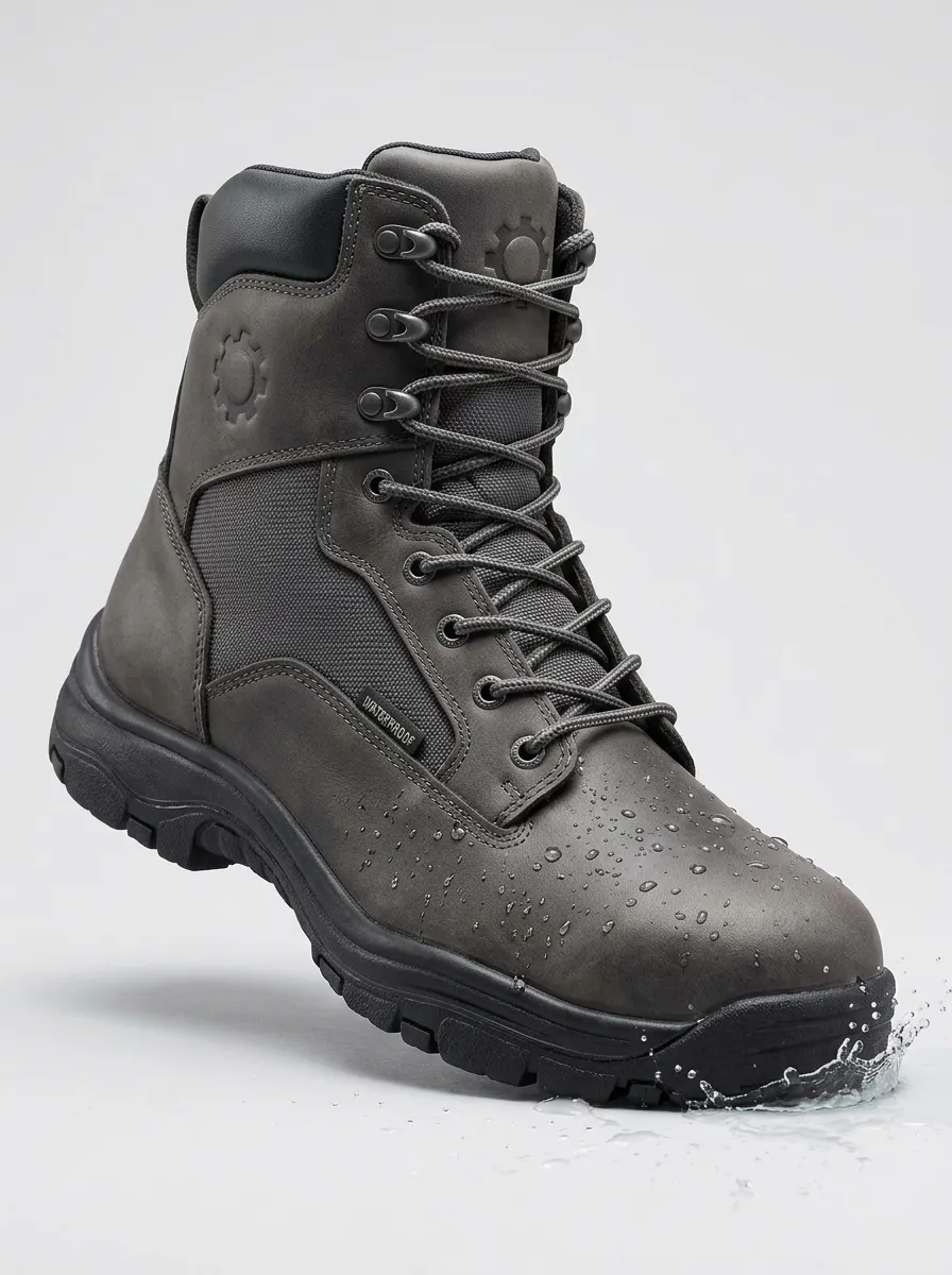 Rugged-Casual Tactical Men's Waterproof Work Boots