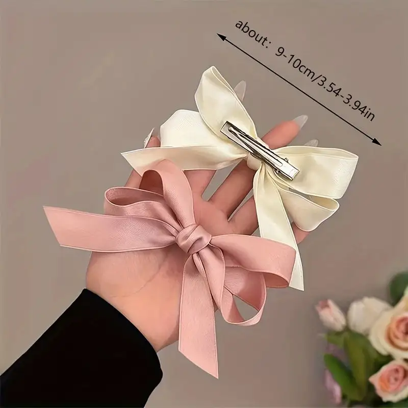 Everyday Satin Bow Barrette